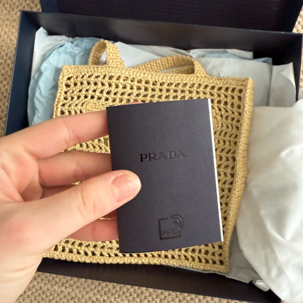 Prada Crochet Tote Bag - Picture 3 of 7
